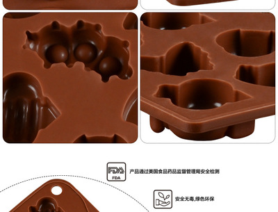 廠家現(xiàn)貨批發(fā) 硅膠巧克力模具，昆蟲造型硅膠巧克力模與冰格模的創(chuàng)新應(yīng)用